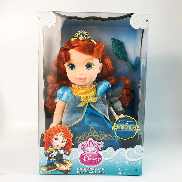 Disney bravo lendas filme merida princesa esmalte boneca kawaii